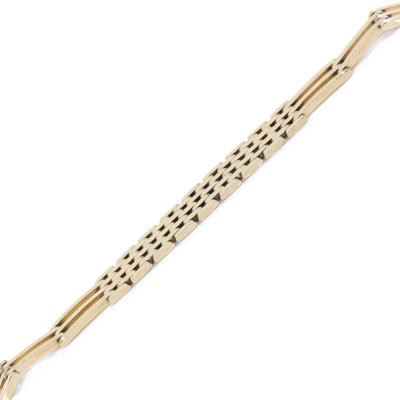 14 K yellow gold braided design hand chain, 22995.