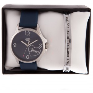 JUICY COUTURE Jetsetter Blue Rubber Strap 1950014