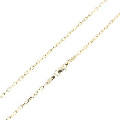 Neck chain 9 K al'oro, yellow, greca 60 cm, 1739.