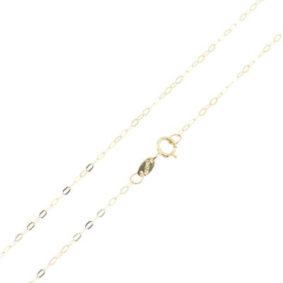 Neck chain 9 K al'oro, yellow, greca flat 45 cm, 1746.