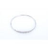 Bangle in 14 K white gold with zircons, 1307.