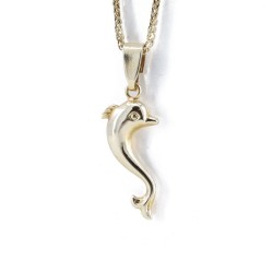 Dolphin in 14 K yellow gold, 1453.