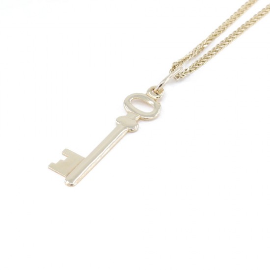 Key pendant in 14 K yellow gold, 1454.