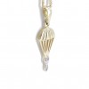 Pendant parachute in 14 K yellow and white gold, 1456.