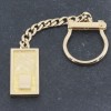 Keychain in 14 K yellow gold, 1817.