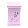 Music money box, pink puppy, Prince Silvero  MA/MB273-R.