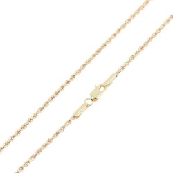 Neck chain in 14 K al'oro yellow gold, cord, 1709.