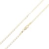 Neck chain in 14 K al'oro, yellow, thita - courmet 50 cm, 1724.