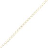 Neck chain in 14 K al'oro, yellow, thita - courmet 50 cm, 1724.