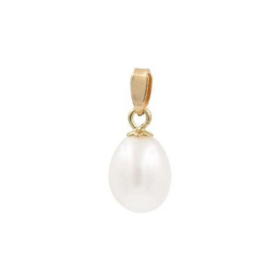 Μενταγιόν με μαργαριτάρι Fresh Water Pearl 8,0×10,0mm 18 Κ, 2309.