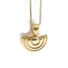 18 K yellow gold pendant in ancient Greek geometric pattern, 2073.