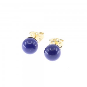 Earrings with lapis and 14K yellow gold, 2235.