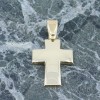 14 K yellow gold cross in classic design, 2256.