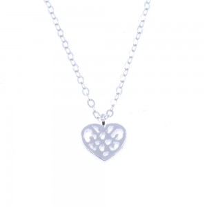 Silver necklace small heart, Senza, 2327.