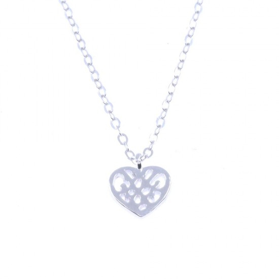 Silver necklace small heart, Senza, 2327.