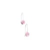 Senza earrings pink eye silver, 2337.