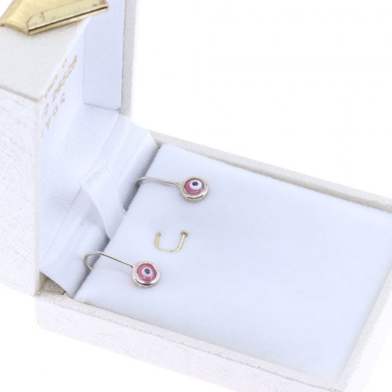 Senza earrings pink eye silver, 2337.