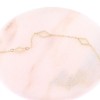 Hand chain thin 14K yellow gold with rhombus pattern, 2432.