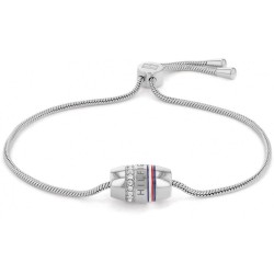 Tommy Hilfiger steel bracelet silver with zircons, 2780619.