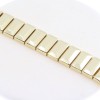 14K yellow gold bracelet in a rectangular design, 2551.