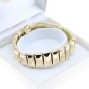 14K yellow gold bracelet in a rectangular design, 2551.