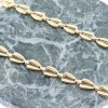 14K Yellow Gold Teardrop Necklace 45 cm, 2598.