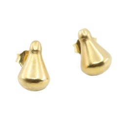 Tear drop earrings in 18K yellow gold, 2622.