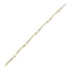 Men's chain-bracelet in 14K yellow gold,