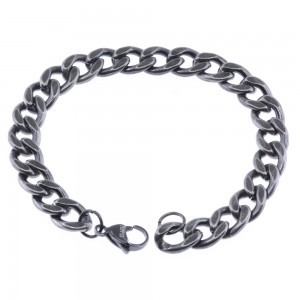 PUPPIS men's steel bracelet in black color PUB30388B, 2910.