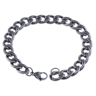 PUPPIS men's steel bracelet in black color PUB30388B, 2910.