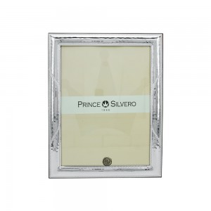 Prince Silvero frame hammered band design with 925° silver, 13x18 cm, MA/S412WB.