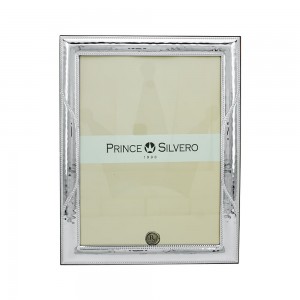 Prince Silvero frame hammered band design with 925° silver, 18x24 cm, MA/S412WA.