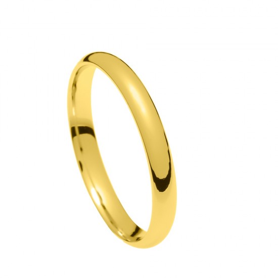 Stergiadis wedding rings 14K yellow gold polished 3.00 mm (C27), 2727.