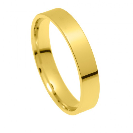 Stergiadis wedding rings 14K yellow gold polished 4.30 mm (C4), 2726.