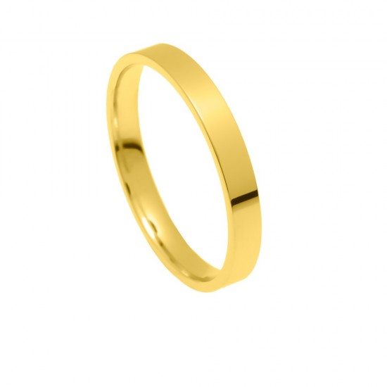 Stergiadis wedding rings 14K yellow gold polished 3.00 mm (C44), 2728.