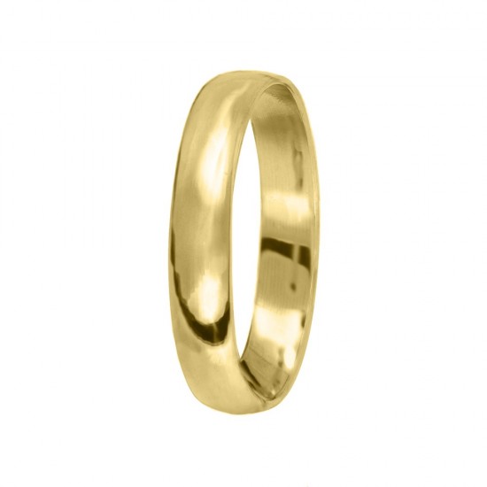 Stergiadis wedding rings 14K yellow gold polished 4.00 mm (HR2A), 2742.