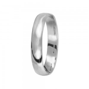 Stergiadis wedding rings 14K white gold polished 4.00 mm (HR2A), 2743.