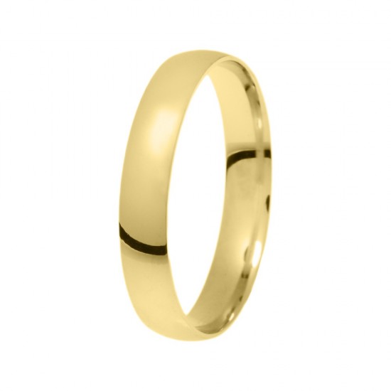 Stergiadis wedding rings 14K yellow gold polished 4.00 mm (HR2B), 2744.