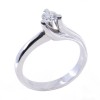 18 K white gold single stone ring with 0.33 ct diamond (with IGL certification), 3006.