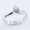 18 K white gold single stone ring with 0.33 ct diamond (with IGL certification), 3006.