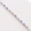 Riviera rainbow bracelet, silver with zircon, 3033.