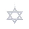 Star of David pendant in 925° silver, 3049.