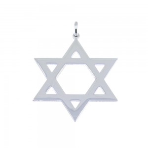 Star of David pendant in 925° silver, 3049.