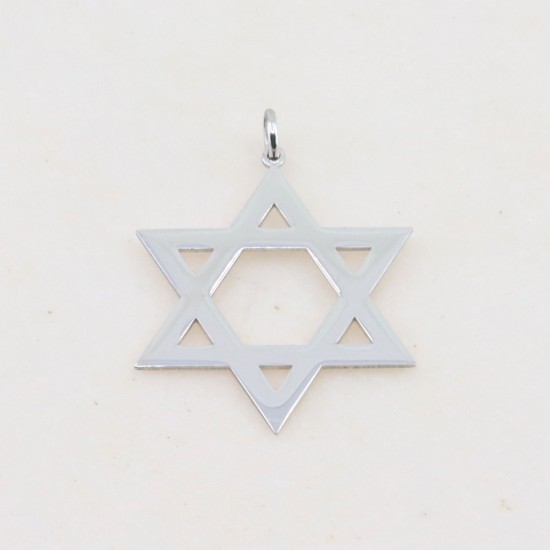 Star of David pendant in 925° silver, 3049.